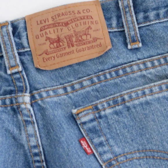 Vintage Levi's 516 Slim Fit Straight Leg made in Canada Blue Denim Jeans Sz36x30 - Picture 6 of 12